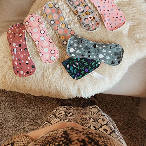 Bolsa Impermeable Doble de Algodón, perfecta para tus productos ecológicos y lavables: salvaslips, compresas, almohadillas de maquillaje y de lactancia; todo bien guardado y listo para ser reutilizado