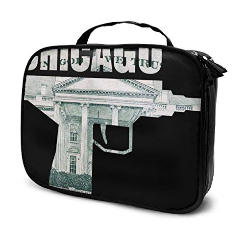 Bolsas de cosméticos para viajes de mujeres, Florida State Flag USA. Estuche de formato vectorial