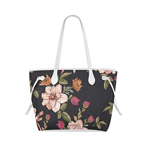 Bolsas de viaje Hombro Narciso Flor Salvaje Bolsa de mano Bolsos de mano Gran capacidad Resistente al agua con asa duradera
