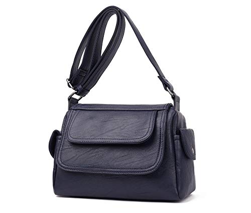 Bolso de Bandolera para Mujer con Bandolera de Cuero clásico Vintage