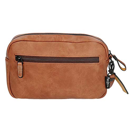 Bolso de Mano Pepe Jeans Vegan Marrón, 24.5 x 15 x 6 cm