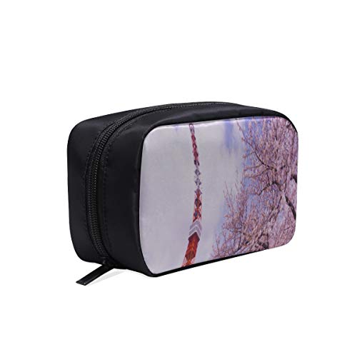 Bolso para bebé Moda Cartel hermoso Edificio Torre de Tokio Bolsa de viaje Cosmético Bolso pequeño Chica Cosmético Bolso Cosmético Estuche Multifunción Bolsa de viaje para hombre
