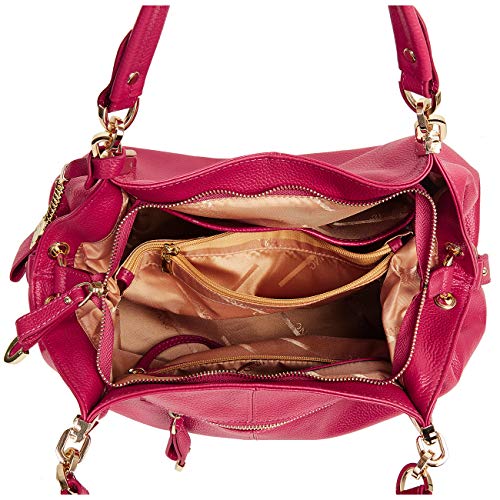 Bolsos de cuero genuino para mujeres Bolsas de hobo suave Bolsos de asa superior Bolsos de piel de vaca Bolsos de hombro