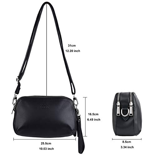 Bolsos de Mujer, COOFIT Bolsos Pequeños Bolsos Bandolera Mujer Crossbody Bolsos Negro