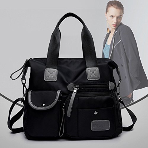 Bolsos grandes mujer Bolso bandolera Moda bolso nylon Impermeable Casual bolsas de viaje Bolsos de gimnasio