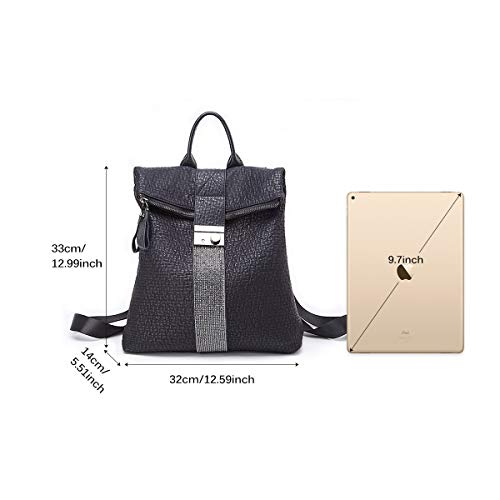 Bolsos Mochila Mujer Antirrobo Bolso de Hombro, JOSEKO Mochila de PU Cuero Piel Mochilas Casual Bolsa Bandoleraer Bolsa de Mensajero