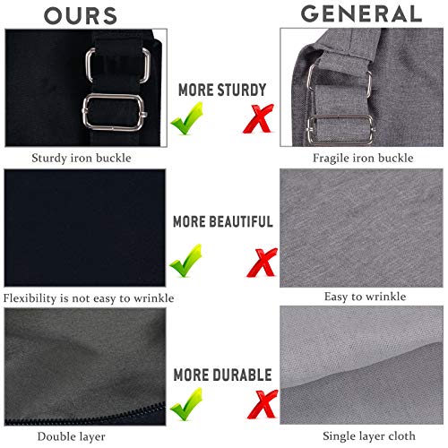 Bolsos Mujer,Fanspack Bolso Bandolera Mujer de Lona Hobo Bag Bolsos de Crossbody Bolso Shopper Multifuncional (Negro)