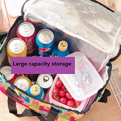 Bonita Bolsa De Picnic Plegable, Cesta De Picnic Al Aire Libre, Bolsa Térmica Portátil Diagonal, Bolsa De Hielo 30 * 29 * 22.5Cm Snoopy