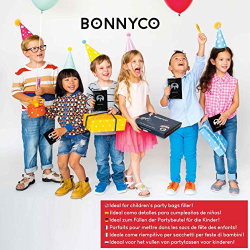 BONNYCO Bolígrafo Tinta Invisible y Libreta Pack x 16 Cumpleaños Niños Colegio, Detalles Cumpleaños Infantiles o Relleno Piñata | Regalos para Niños en Comunión y Boda