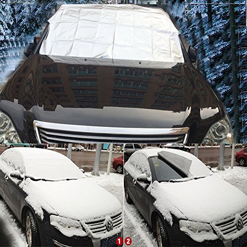 Boonor - Parabrisas de 150 x 118 cm para proteger del hielo, el polvo y el calor