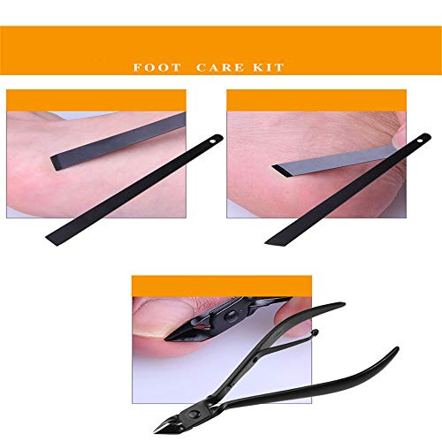 BOROK Colector para Uñas Encarnadas O Gruesas,Cortaúñas para Hombres Y Mujeres Faciales Herramientas para El Cuidado De Las Uñas Juego De Cortaúñas para Manicura Y Pedicura Análisis De Cara Y Uña por