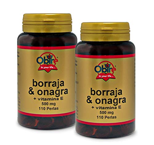 Borraja & onagra 500 mg. 110 perlas. (Pack 2 unid.)