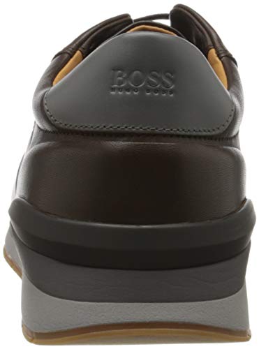 BOSS Element_Runn_burs2 10214643 01, Zapatillas para Hombre, Marrón (Dark Brown 209), 39 EU