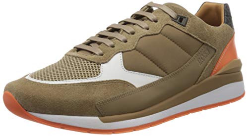 Boss Element_Runn_ltmx2, Zapatillas para Hombre, Beige (Open Beige 288), 43 EU