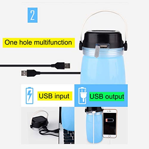 Botella Agua Niños Solar Resplandor Cargada Gel De SíLice Plastico Plegable Cantimploras Explorador Camping Y Botellas De Agua