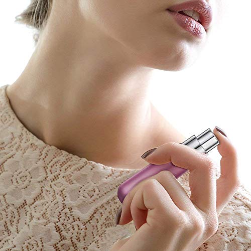 Botellas de Atomizador de Perfume de 6 Piezas Tamaño de Viaje Recargable Botellas de Spray de Vacío Mini Con Embudo y Pipeta, 6 ML