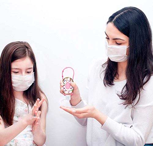 Botellas de Viaje para Niños de Silicona Lindo Animal, Contenedor de Viaje 30ml Prueba de Fugas, Accesorios de Viaje portátiles para Jabon Liquido Champú Artículos de Tocador Higienizador de Manos