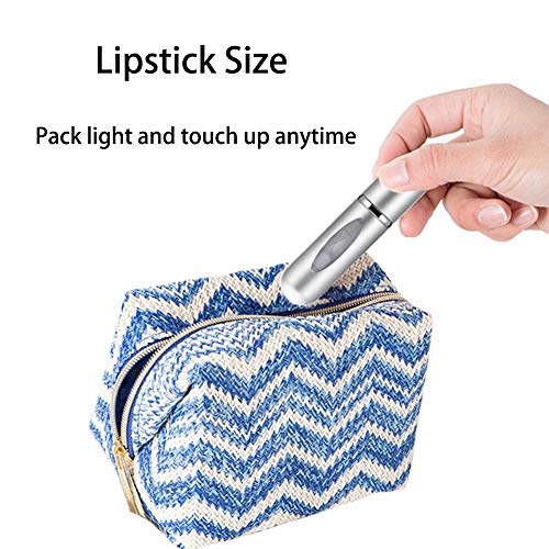 Botellas recargables para perfume de 5 ml – Mini atomizador de perfume de viaje – Botella de aerosol portátil (2 unidades)