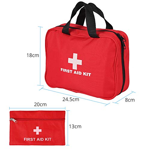 Botiquin de Primeros Auxilios 242 Articulos Estuche Medico de Seguridad para Supervivencia