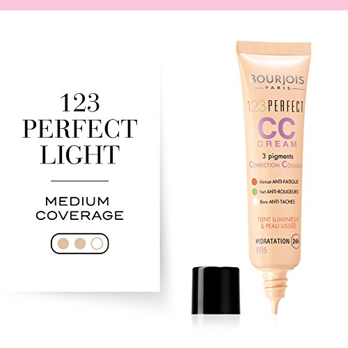 Bourjois 123 Perfect CC Cream Base de maquillaje, Tono 33 Rose Beige - 43 gr