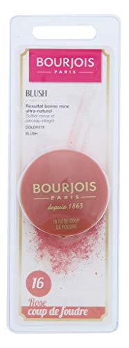Bourjois Blush, résultat Bonne Mine ultra-naturel, recinto espejo y pincel integrado, N ° 16 Rosa Coup de foudre, 2.5 g.
