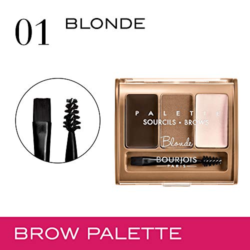 Bourjois Brow Palette Kit para cejas Tono 1 Blonde - 4.5 gr
