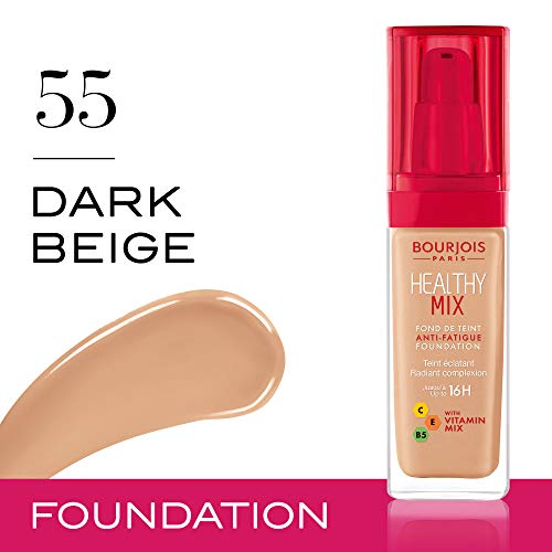 Bourjois Healthy Mix Base de Maquillaje Tono 55 Dark beige, 30 ml