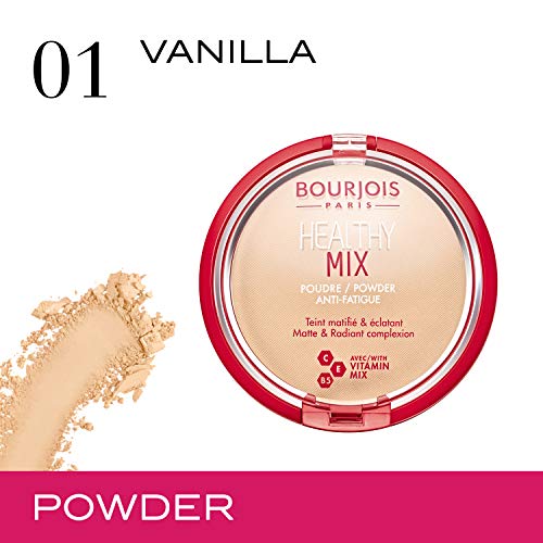 Bourjois Healthy Mix Powder Polvos Tono 01 Vanille/ Vanilla - 11 gr.
