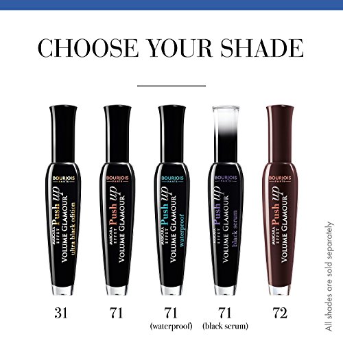 Bourjois Push Up Máscara de pestañas Tono 71 Waterproof black - 37 gr.