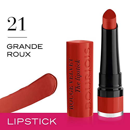 Bourjois Velvet The Lipstick Barra De Labios Tono 021 (Grande Roux), 2.3 gr