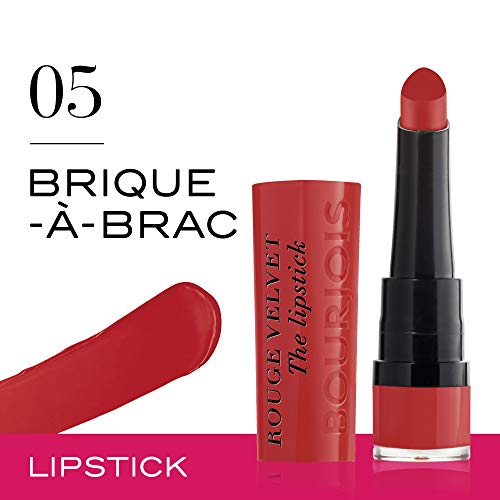 Bourjois Velvet The Lipstick Barra de Labios Tono 05 (Brique-à-brac), 2.3 gr