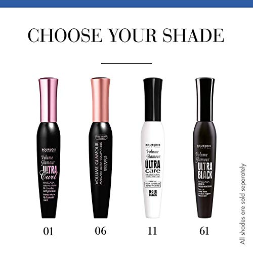 Bourjois Volume Glamour Ultra Black, - Máscara de PestañaS, Negro, 12 ml