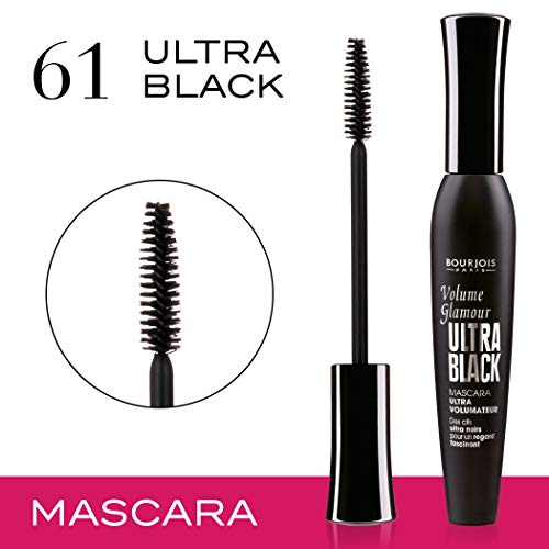 Bourjois Volume Glamour Ultra Black, - Máscara de PestañaS, Negro, 12 ml