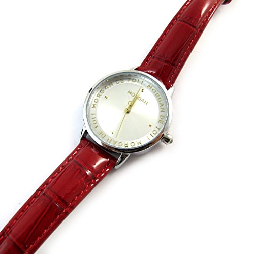 Box muestra + pulsera 'Morgan'negro de plata rojo.