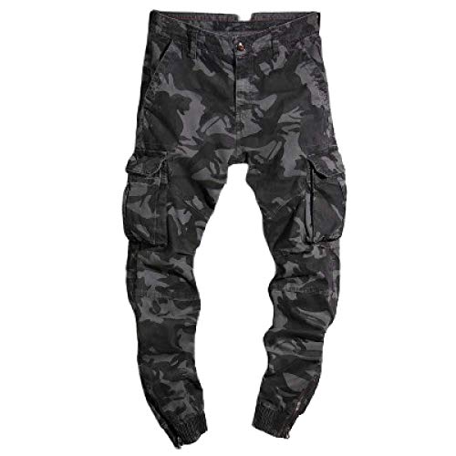 brandless Pantalones de Hombre Camuflaje Resistencia Talla Grande Combatir el Trabajo de Trabajo Monos al Aire Libre Monos Gruesos Algodón