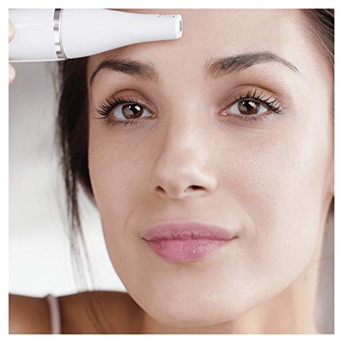 Braun Facespa Pro 921 - Sistema para Depilación y Limpieza 3 en 1, con Depiladora Facial Mujer, Cepillo Facial y Cabezal Tonificador, Base Cargadora, Bronce