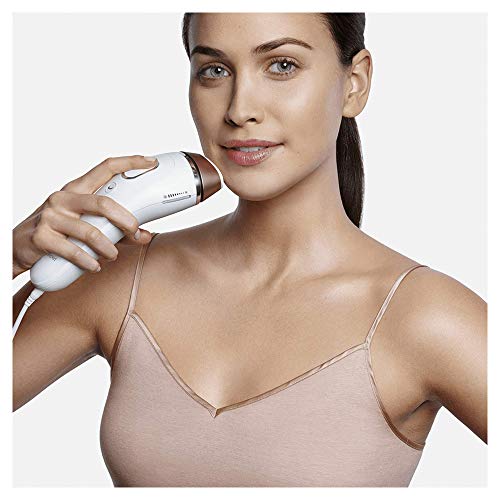 Braun Silk-Expert 5 IPL BD 5008 - Depiladora de luz pulsada para la depilación permanente en casa, con cepillo limpador facial