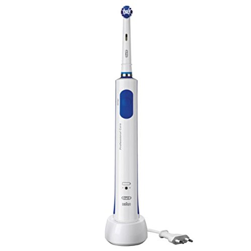 Brauns-Heitmann Braun Oral-B Pack Pro 600 3D White + Pasta Dientes + Acelerador Blanqueamiento, 1 W, 1 Liter, 0 Decibeles, Azul, Blanco