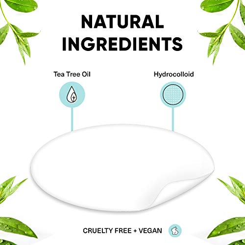 Breakout + aid - Parches para acne y granos (48 Parches) | Vegano | Con aceite de arbol de te | Hidrocoloide para Tratamiento de Espinilla | Natural