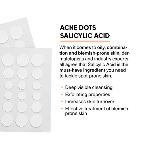 Breakout + aid - Parches para acné y granos (48 Parches) | Vegano | Con Ácido salicílico | Hidrocoloide para Tratamiento de Espinillas
