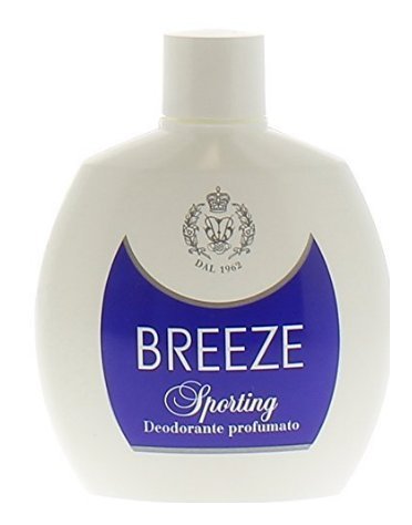 Breeze - Lote de 6 desodorantes perfumados Breeze Squeeze Sporting para el cuerpo