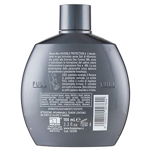 Breeze Men Deo Squeeze Invisib 100