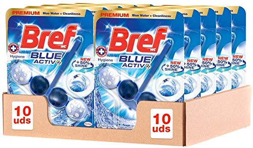 Bref Blue Activ Higiene Cesta Higiénica para WC - Pack de 10 Unidades