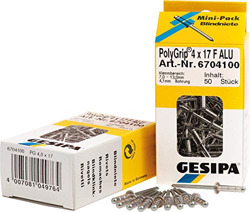 Brennenstuhl 0007693574810 TPF Comercial 0007693574810-Mini-Pack PolyGrip (Aluminio, Acero, 4.8 x 10 mm)