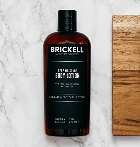 Brickell Men's Products – Loción Corporal de Hidratación Profunda para Hombres - 8 oz - Natural y Orgánica - 237 ml