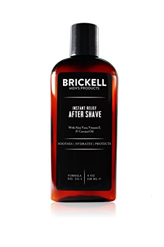 Brickell Men's Products – Loción para Después de Afeitar Alivio Instantáneo para Hombres - Natural y Orgánica – 118 ml