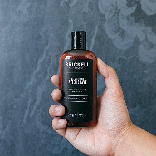 Brickell Men's Products – Loción para Después de Afeitar Alivio Instantáneo para Hombres - Natural y Orgánica – 118 ml