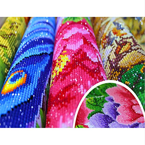 Bricolaje 5D Diamante Kits De Taladro De Pintura Rhinestone Arte De La Imagen Para El Hogar Decoración De Paredcastell Platja D'Aro Costa Brava 40X50CM