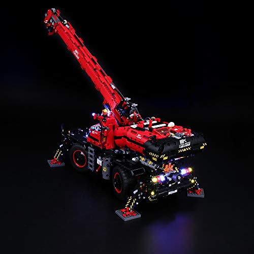 BRIKSMAX Kit de Iluminación Led para Lego Technic Grúa Todoterreno, Compatible con Ladrillos de Construcción Lego Modelo 42082, Juego de Legos no Incluido