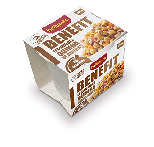 Brillante Benefit Legumbres Quinoa Verduras 250G - [Pack De 16] - Total 4 Kg